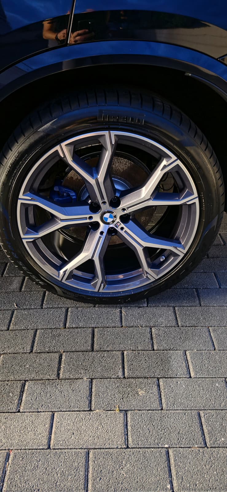 Gepflegte BMW-Felge
